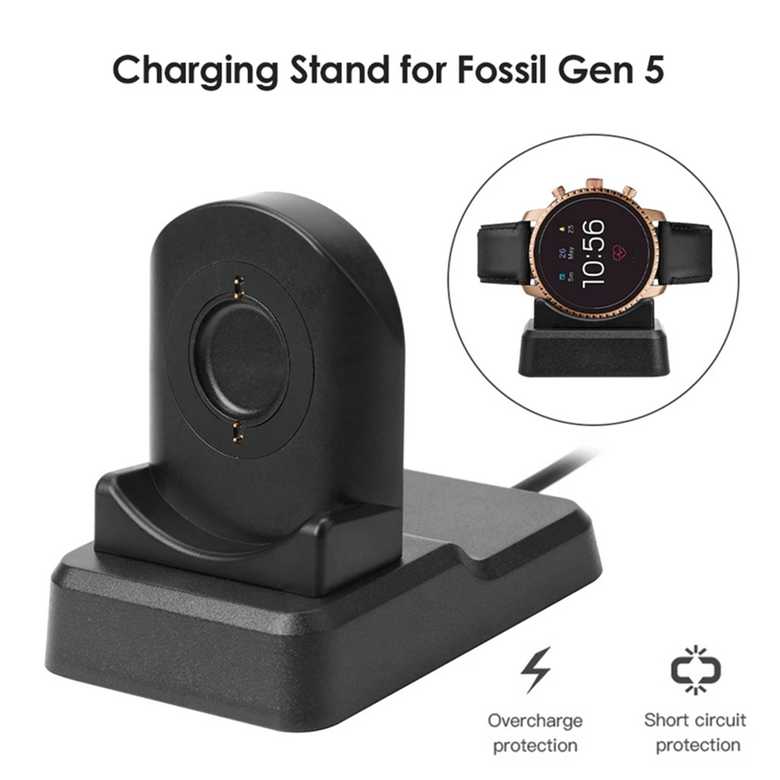 For Fossil Gen 5/4 USB Chargin - Fossil Watches Smartwatch Charger ulasan dan harga