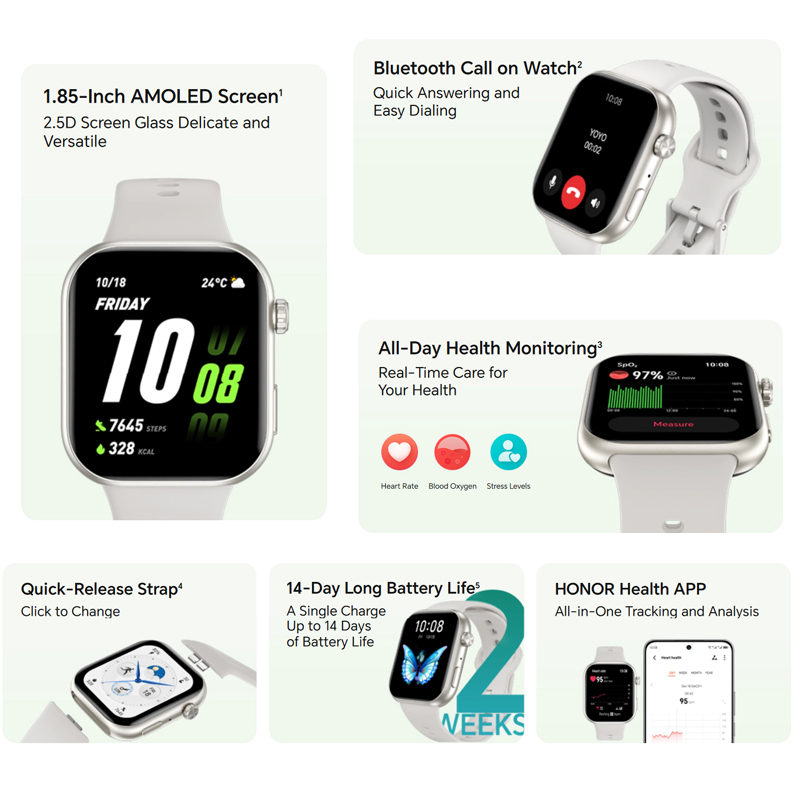 HONOR CHOICE Watch 2i Global V - Watch Esim ulasan dan harga