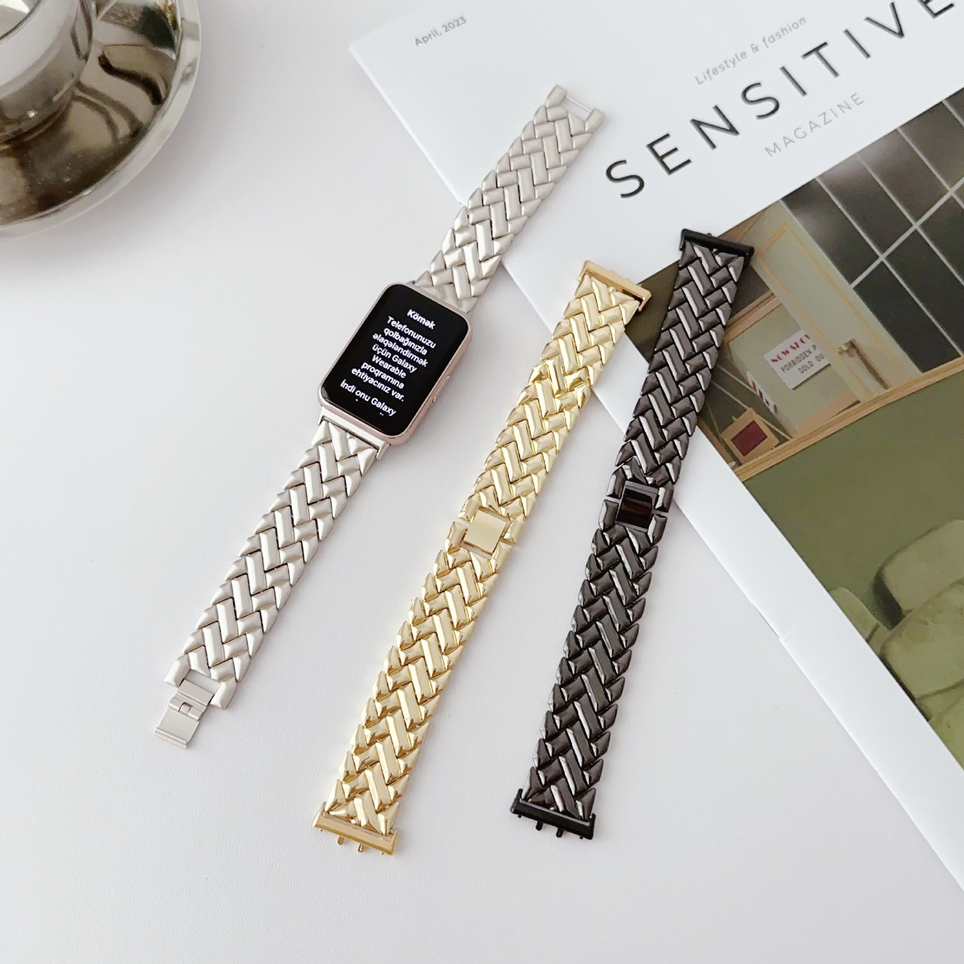 New Wristband Metal Strap for  - Smartwatch New Watches For Women ulasan dan harga