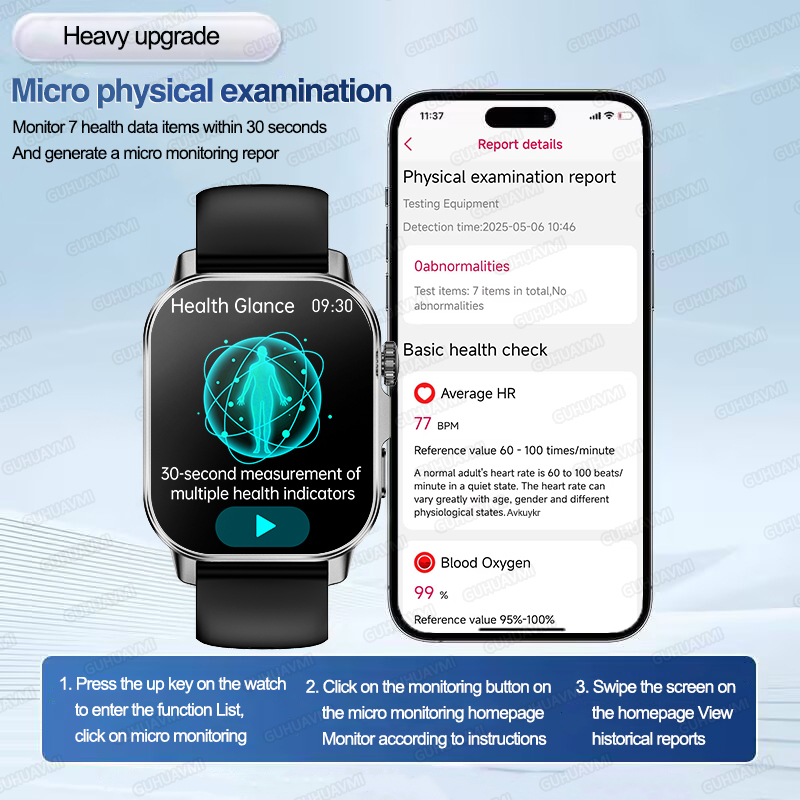 Nursing Grade New ECG+PPG Thre - Smartwatch Professional Watches For Men ulasan dan harga