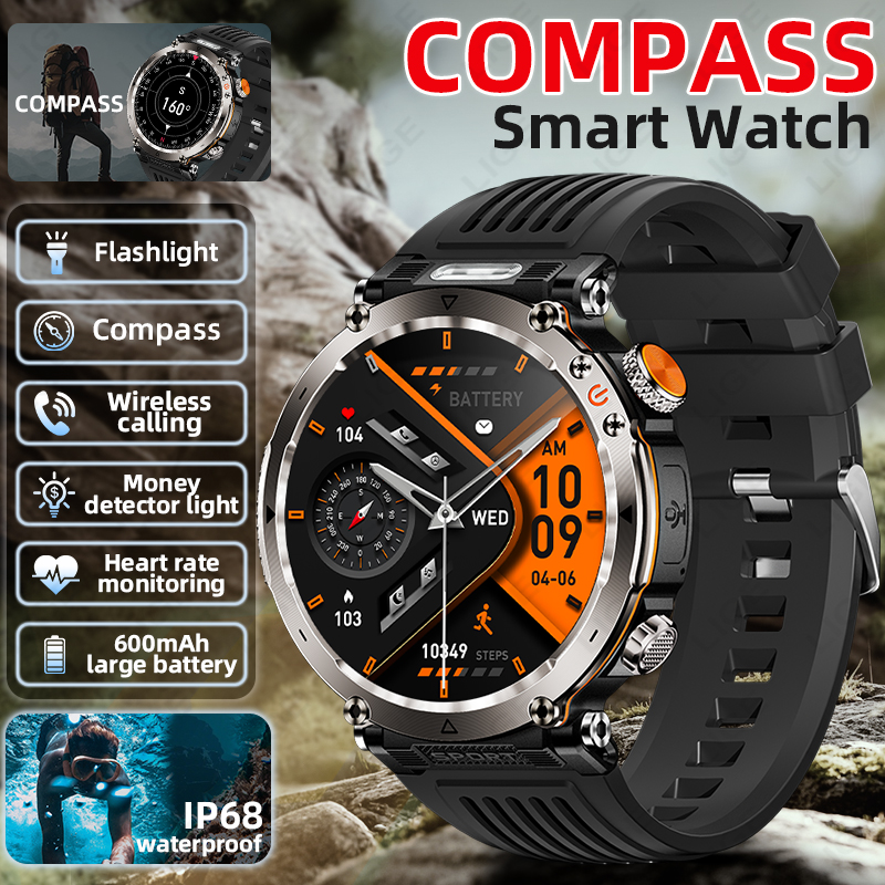 New Military Outdoor Smartwatc - Smartwatch I Watches ulasan dan harga