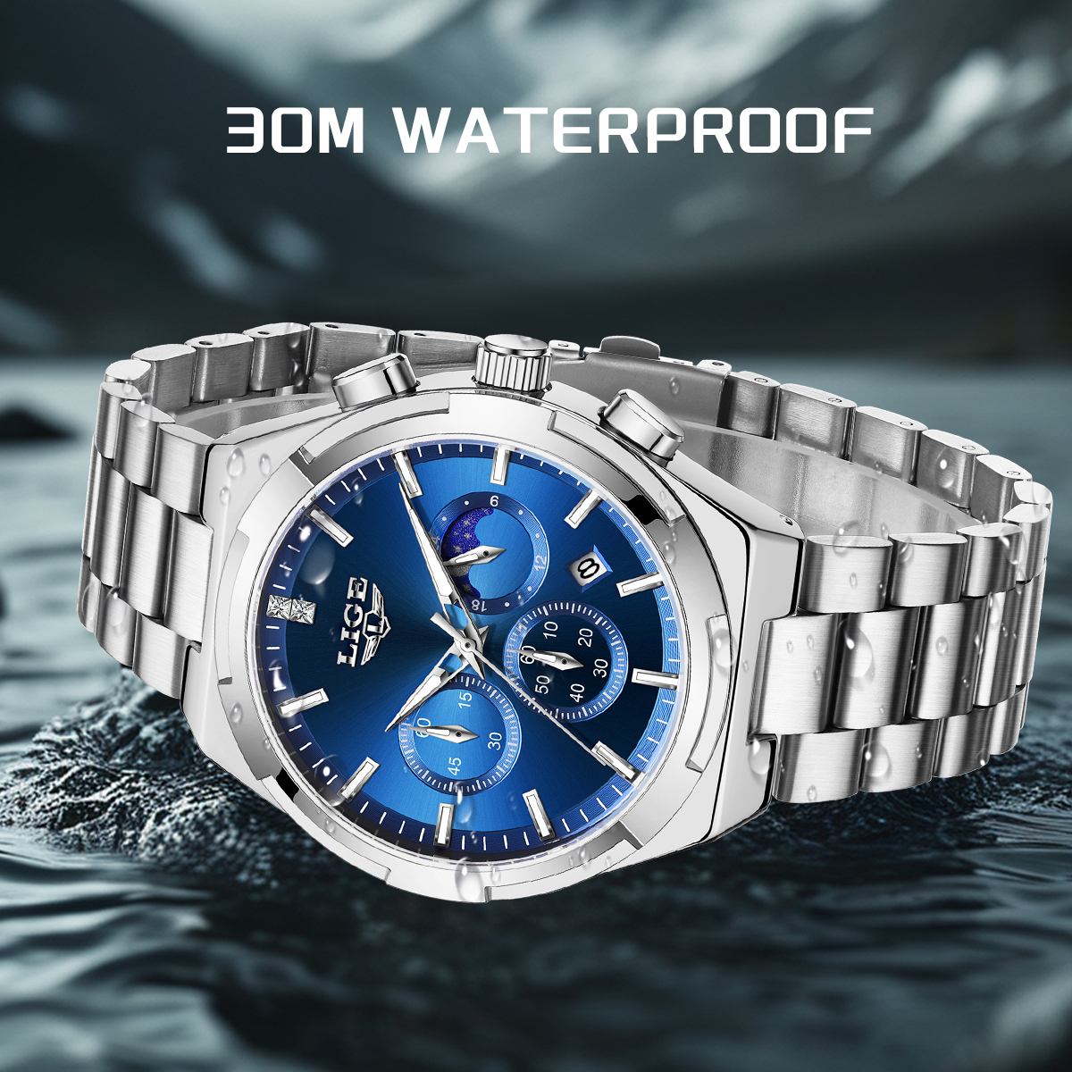 LIGE Top Brand Luxury Watch Wo - Smartwatch Watches Brands For Women ulasan dan harga