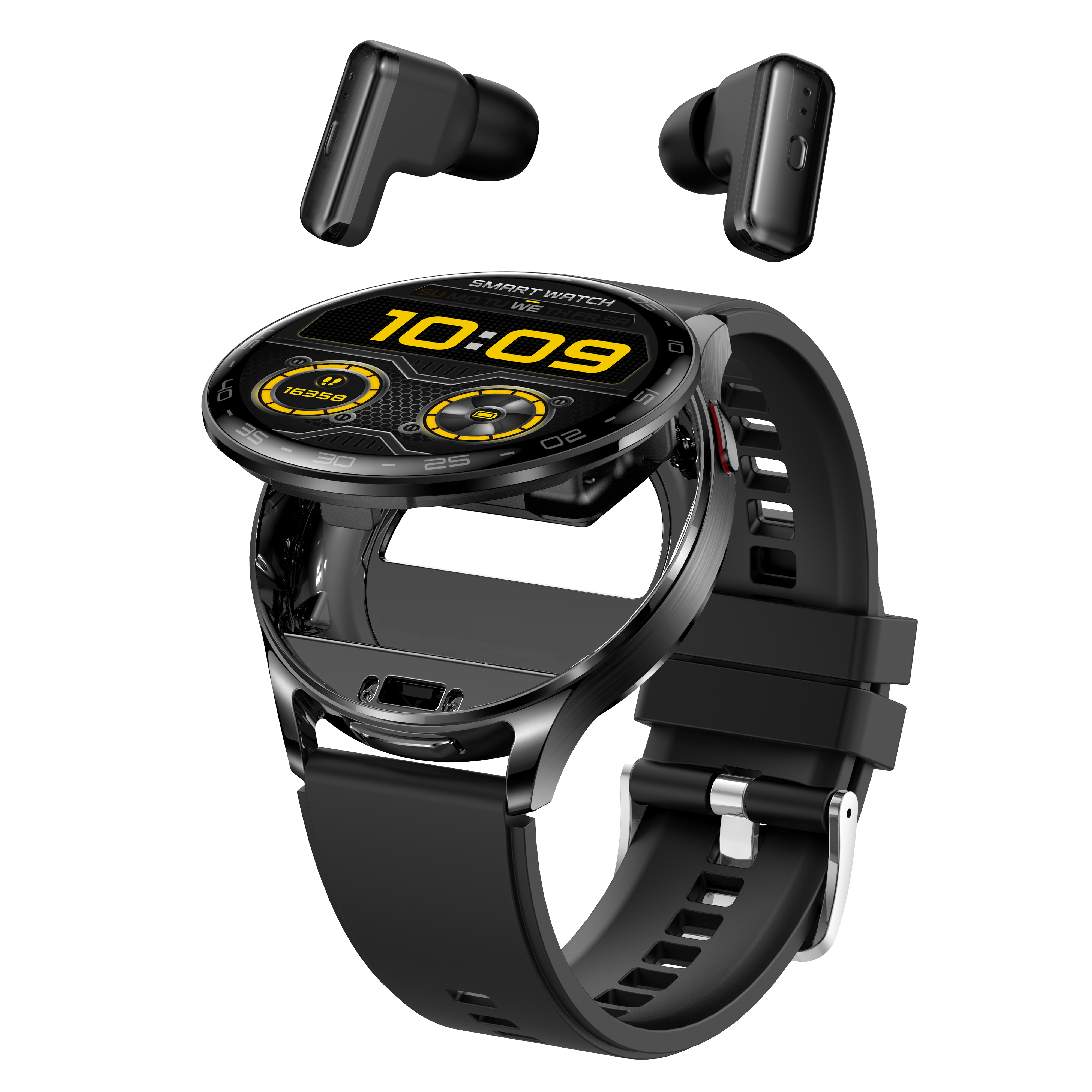 2 in 1 Smart Watch with Wirele - Smartwatch Noise Watches For Men ulasan dan harga