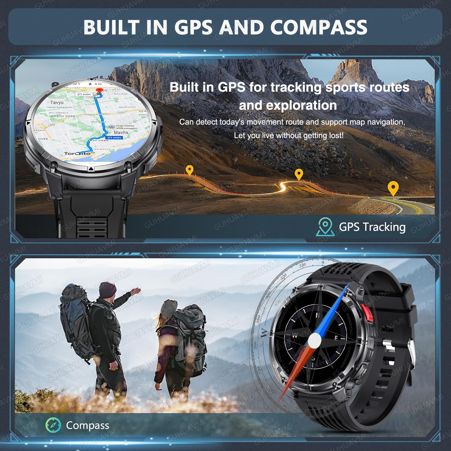 2026 New T-Rex3 Pro GPS Tracke - Smartwatch Professional Watches For Men ulasan dan harga