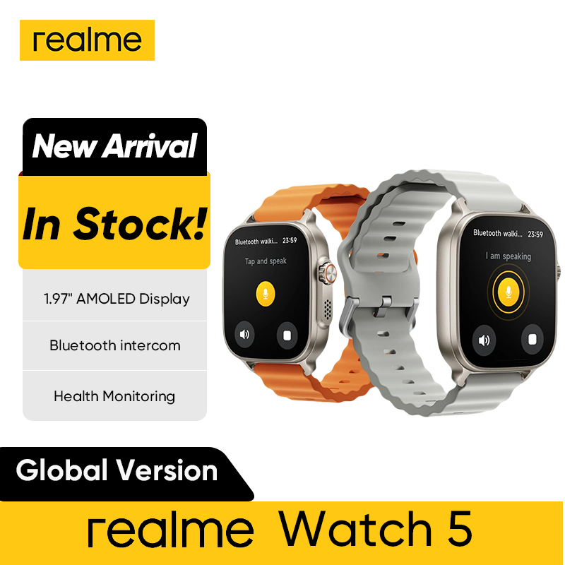 Global Version realme watch 5  - Watch Esim ulasan dan harga