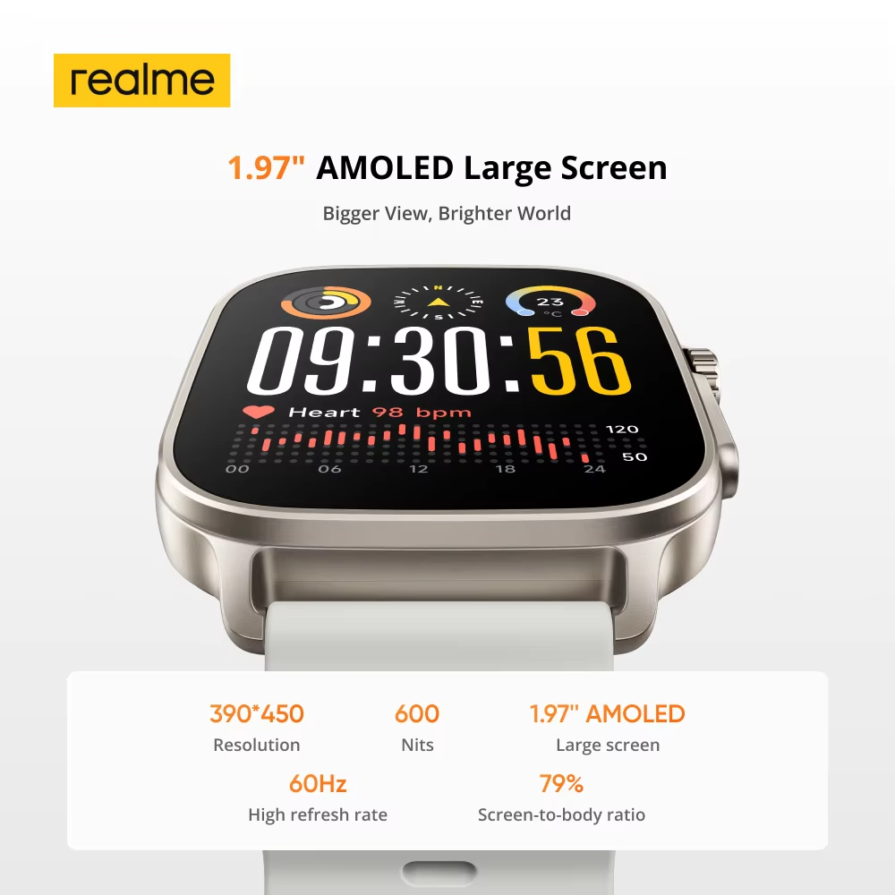 Global Version realme watch 5  - Watch Esim ulasan dan harga