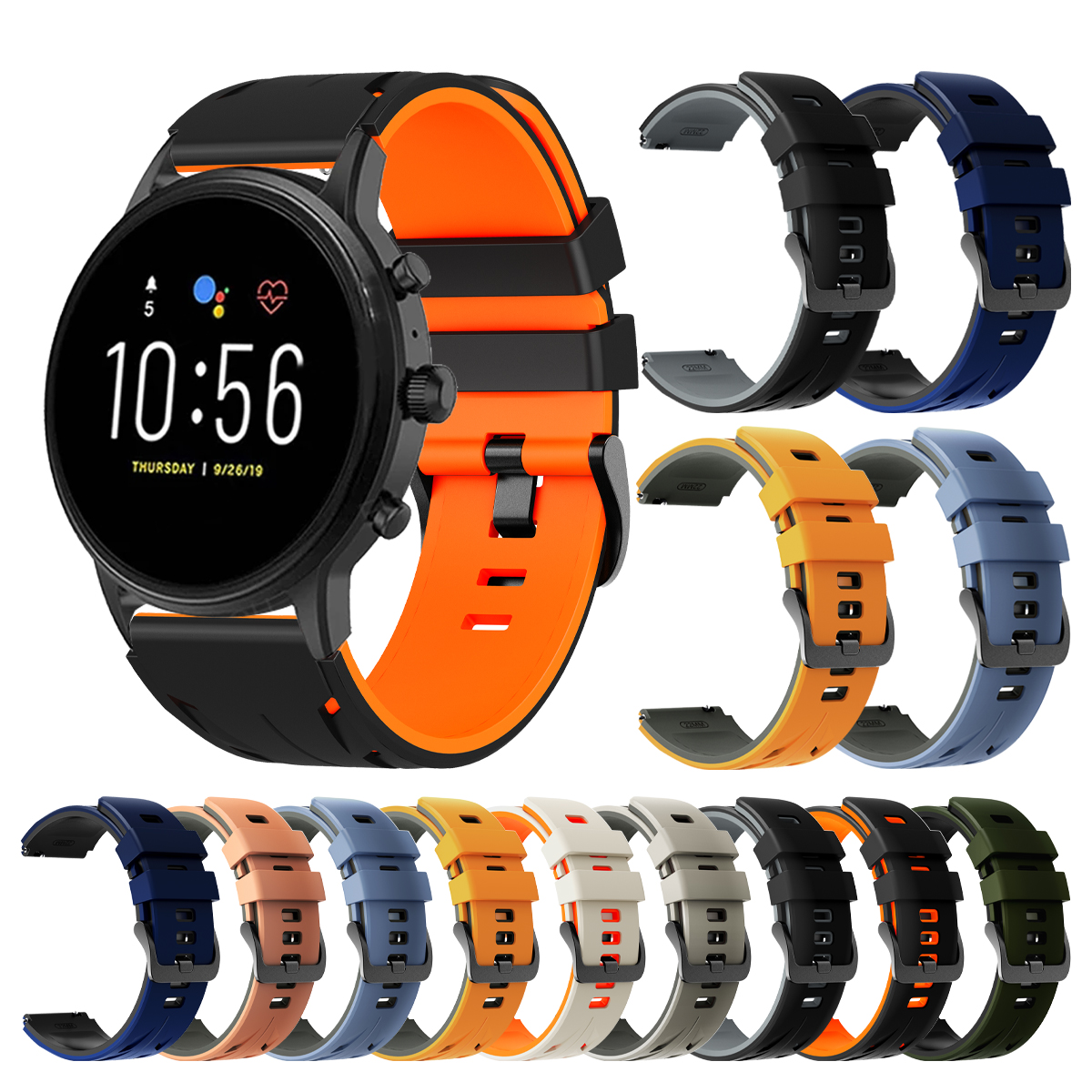 22mm Smart Watch Strap For Fos - Fossil Watches Smartwatch Gen 5 ulasan dan harga