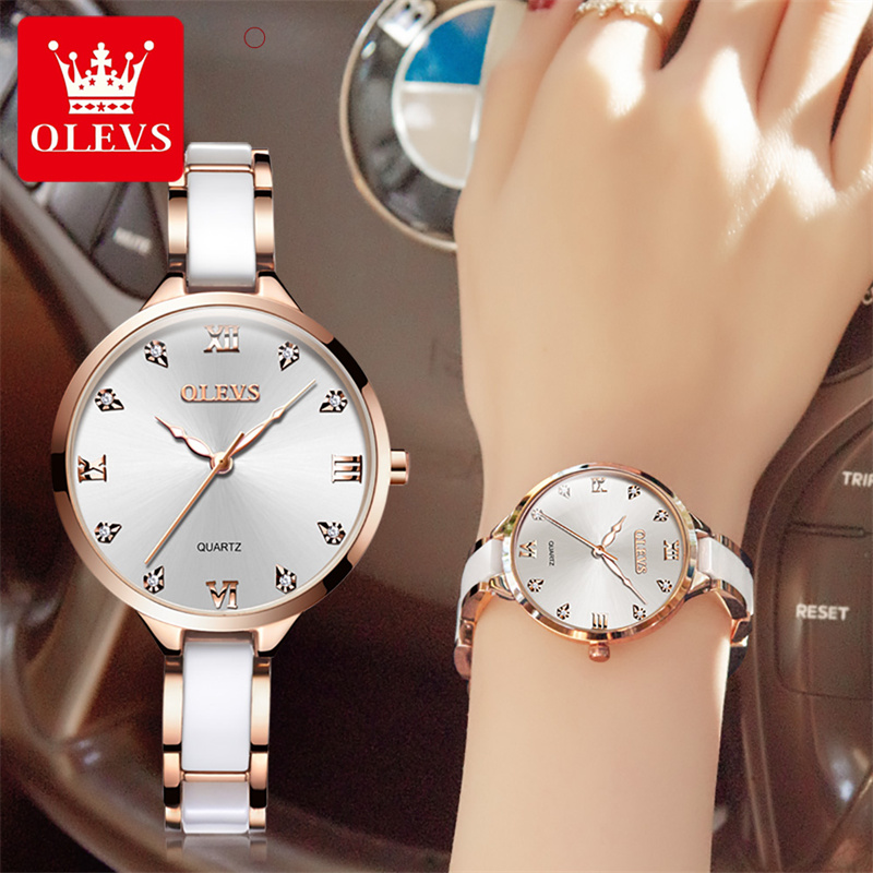 OLEVS New Fashion Women Quartz - Luxury Ceramic Watch ulasan dan harga