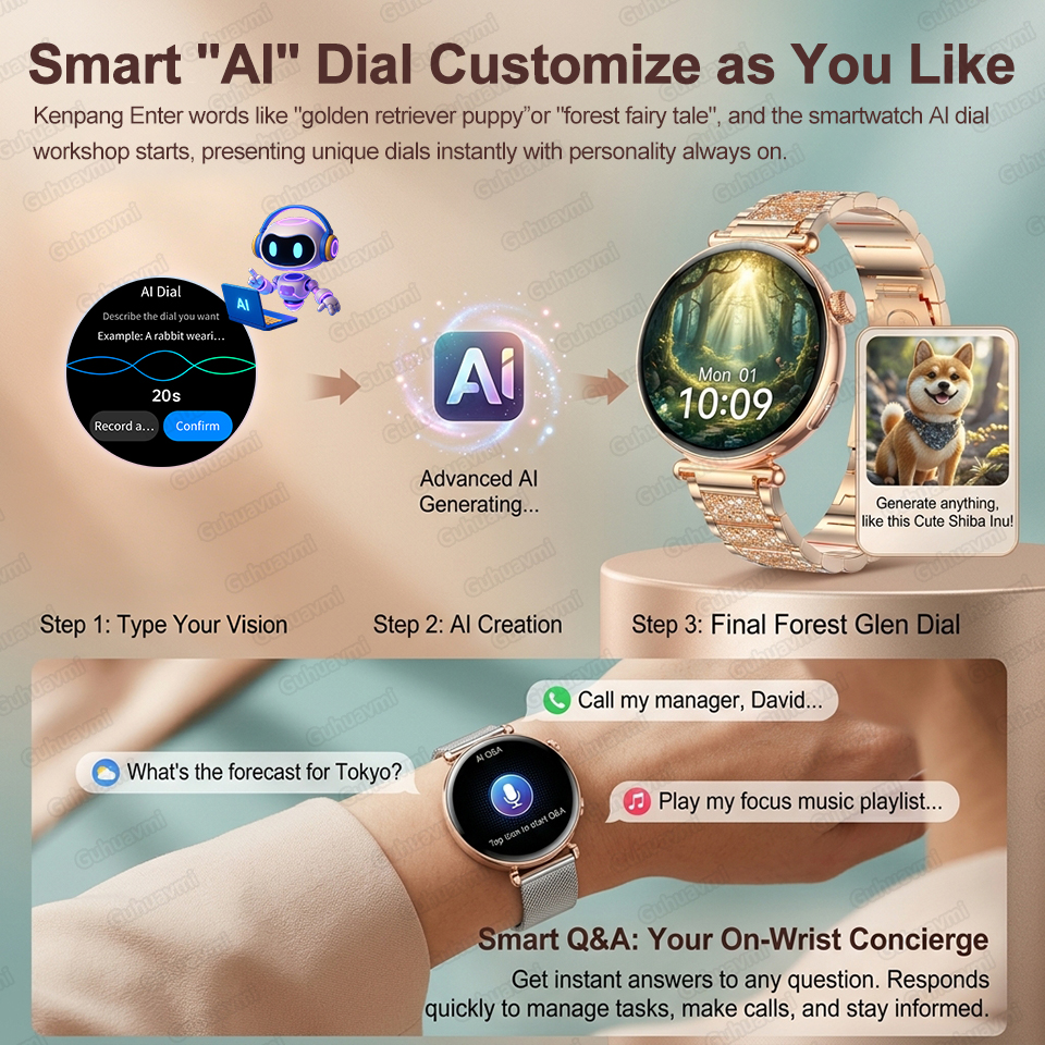 2026 New Women AI Smart Diagno - Smartwatch New Watches For Women ulasan dan harga