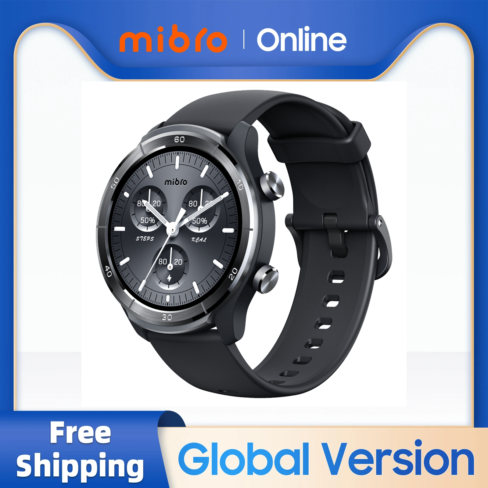 Mibro A3 Smartwatch GPS Positi - Watch Esim ulasan dan harga
