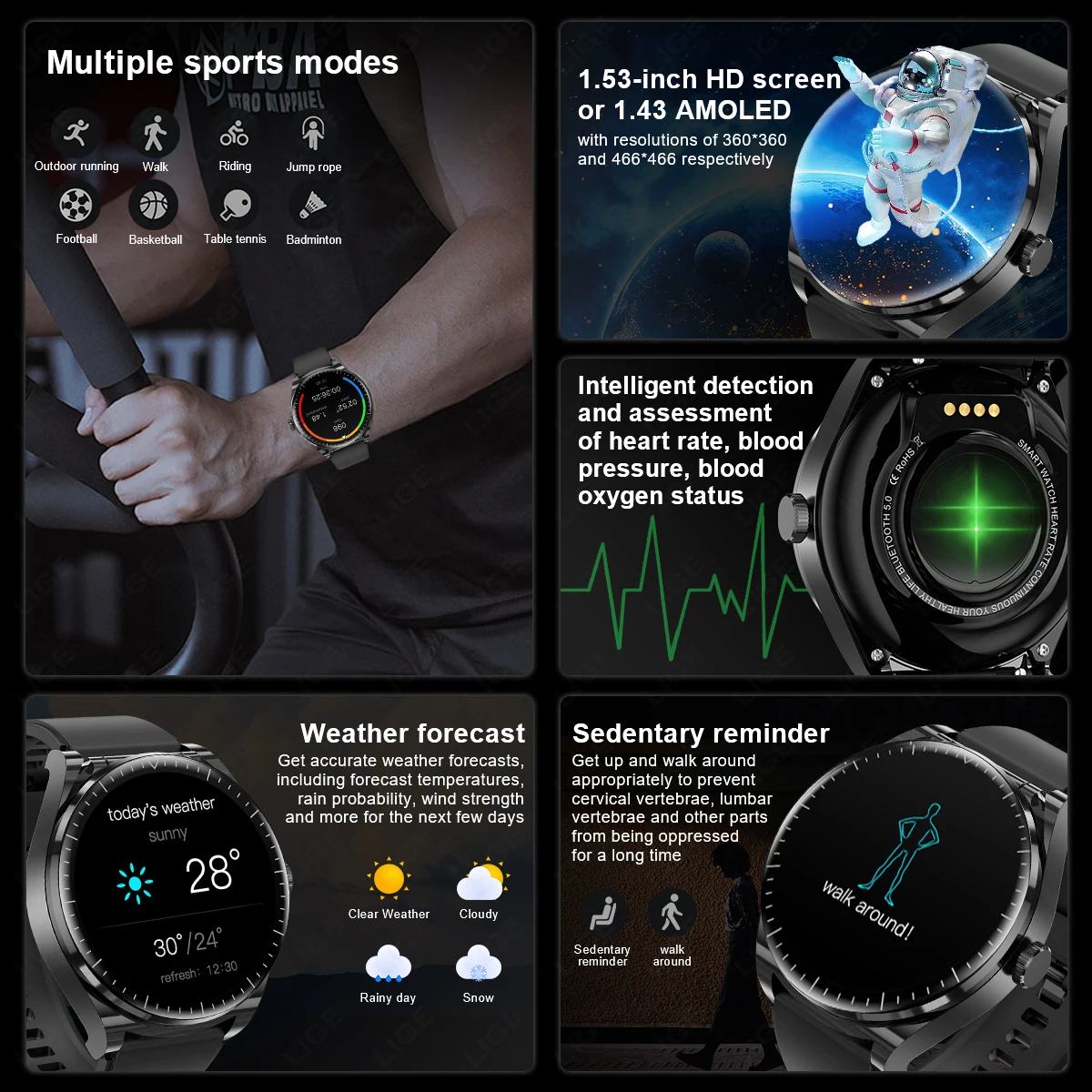New 2-in-1 TWS Headphone Smart - Smartwatch Noise Watches For Men ulasan dan harga