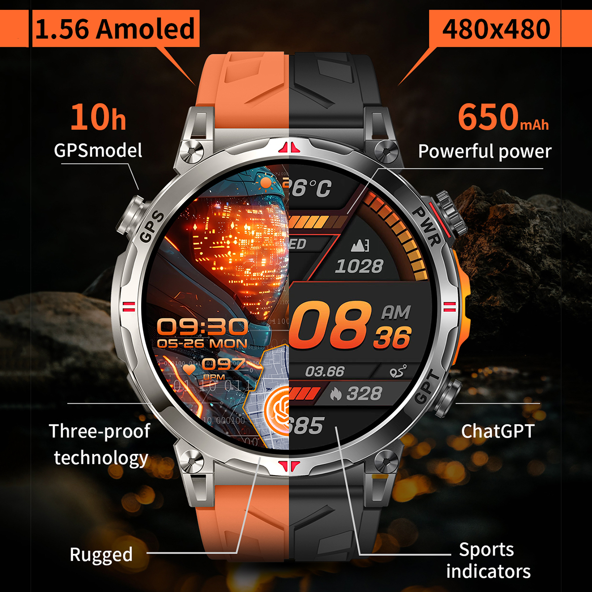 VWAR Air5 Ultra GPS Smartwatch - Watch Vs Smartwatch ulasan dan harga