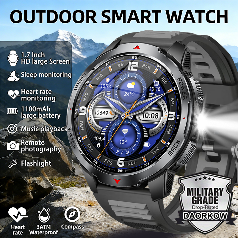 2026 NEW Smartwatch Men Compas - Smartwatch Professional Watches For Men ulasan dan harga