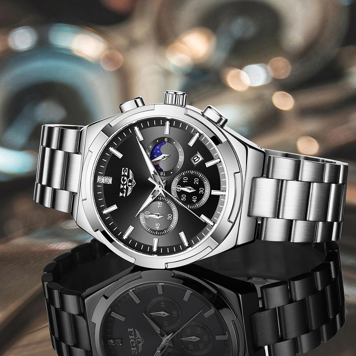 LIGE Top Brand Luxury Watch Wo - Smartwatch Watches Brands For Women ulasan dan harga
